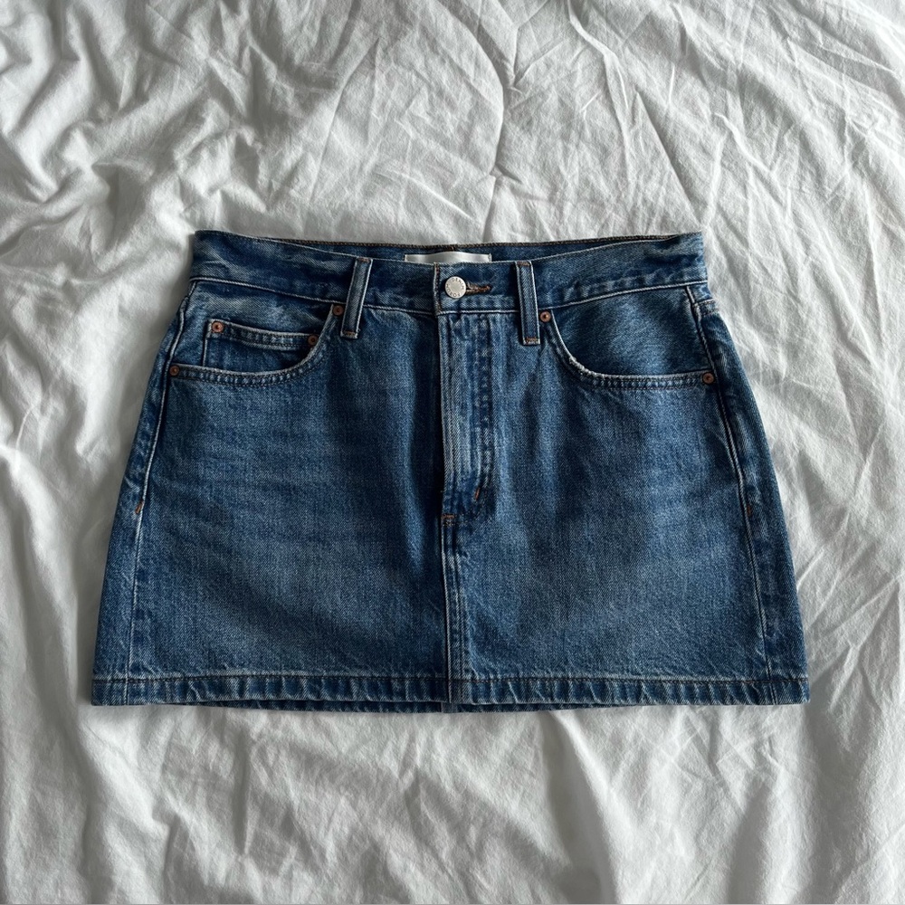 ARITZIA | Denim Forum The ‘90s Ricci Skirt Blue